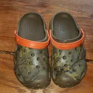 Boys Camouflage Crocs
